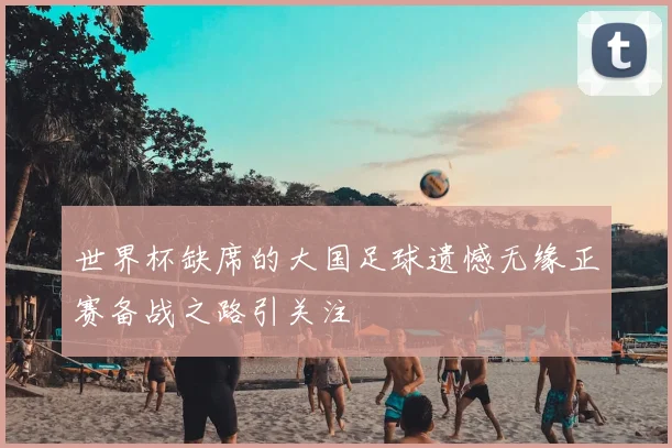 世界杯缺席的大国足球遗憾无缘正赛备战之路引关注